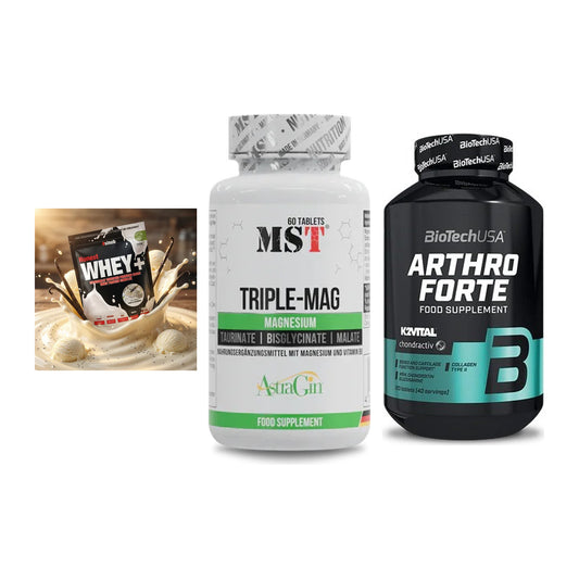 Regenerations-Set: Sinob Honest + MST Tripple Mag + BioTech Arthro – alle enthaltenen Artikel