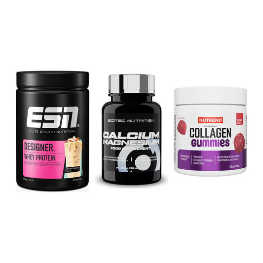 Regenerations-Set: ESN Designer + Scitec Calcium + Nutrend Collage – alle enthaltenen Artikel
