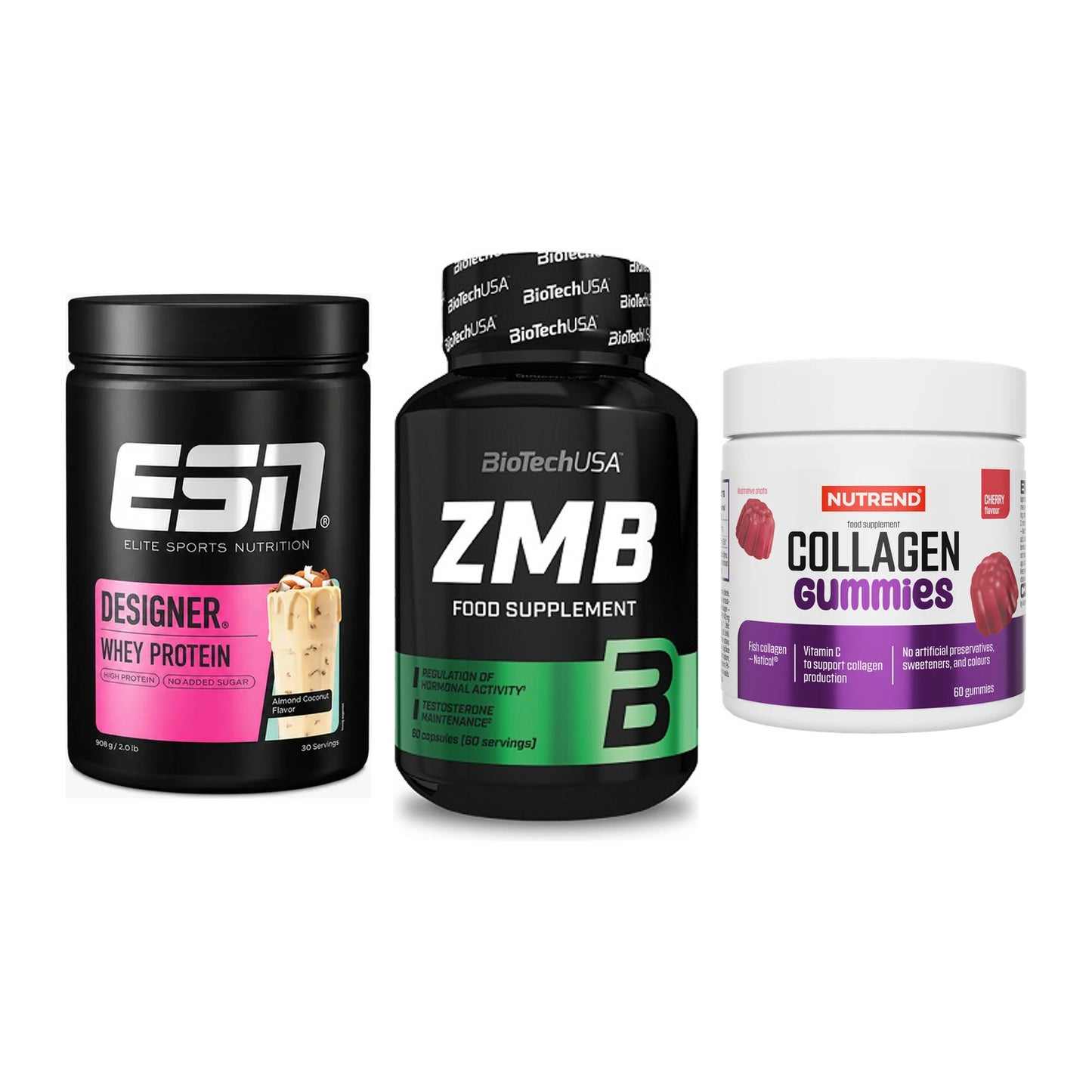 Regenerations-Set: ESN Designer + BioTech ZMB + Nutrend Collage – alle enthaltenen Artikel