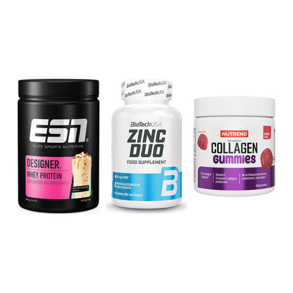 Regenerations-Set: ESN Designer + BioTech Zinc + Nutrend Collage – alle enthaltenen Artikel