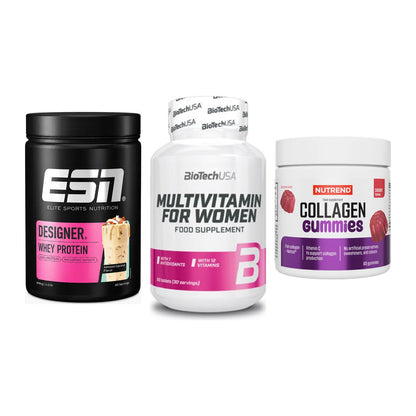 Regenerations-Set: ESN Designer + BioTech Multivi + Nutrend Collage – alle enthaltenen Artikel