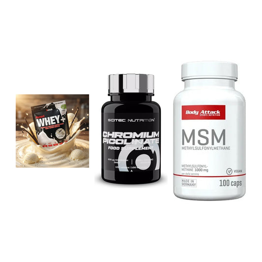 Regenerations-Set: Sinob Honest + Scitec Chromium + Body Attack MSM – alle enthaltenen Artikel