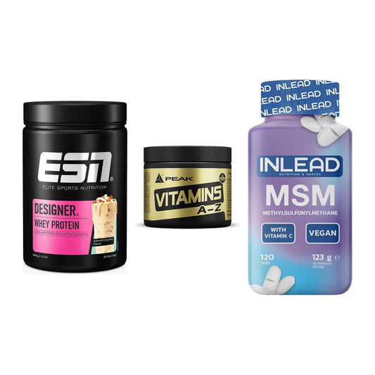 Regenerations-Set: ESN Designer + Peak Vitamin + INLEAD MSM – alle enthaltenen Artikel