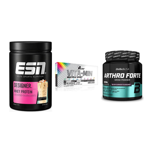 Regenerations-Set: ESN Designer + Olimp Vita-Min + BioTech Arthro – alle enthaltenen Artikel