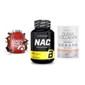 Regenerations-Set: Scitec 100% + BioTech NAC + BioTech Clear – alle enthaltenen Artikel