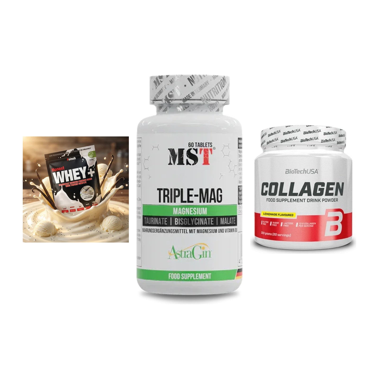 Regenerations-Set: Sinob Honest + MST Tripple Mag + BioTech Collage – alle enthaltenen Artikel