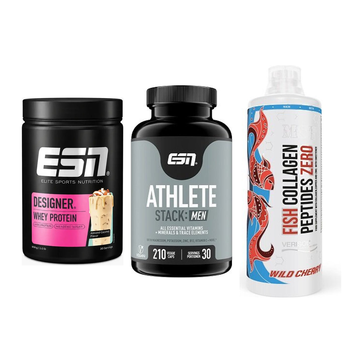 Regenerations-Set: ESN Designer + ESN Athlete + MST Fish – alle enthaltenen Artikel