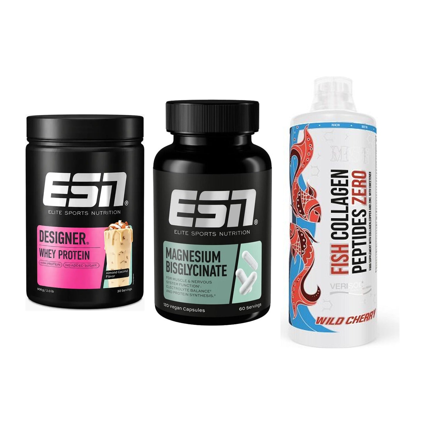 Regenerations-Set: ESN Designer + ESN Magnesium + MST Fish – alle enthaltenen Artikel