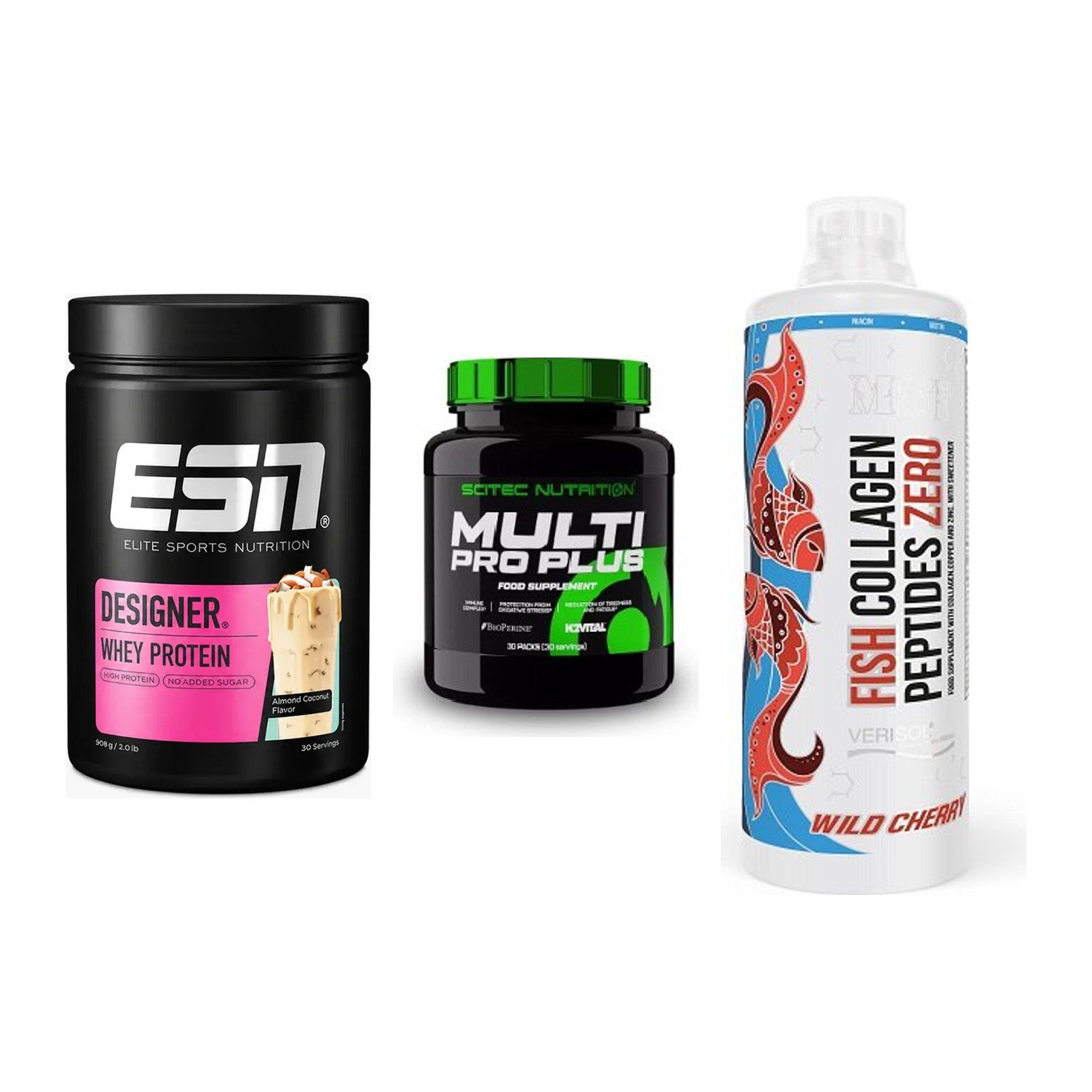 Regenerations-Set: ESN Designer + Scitec Multi + MST Fish – alle enthaltenen Artikel