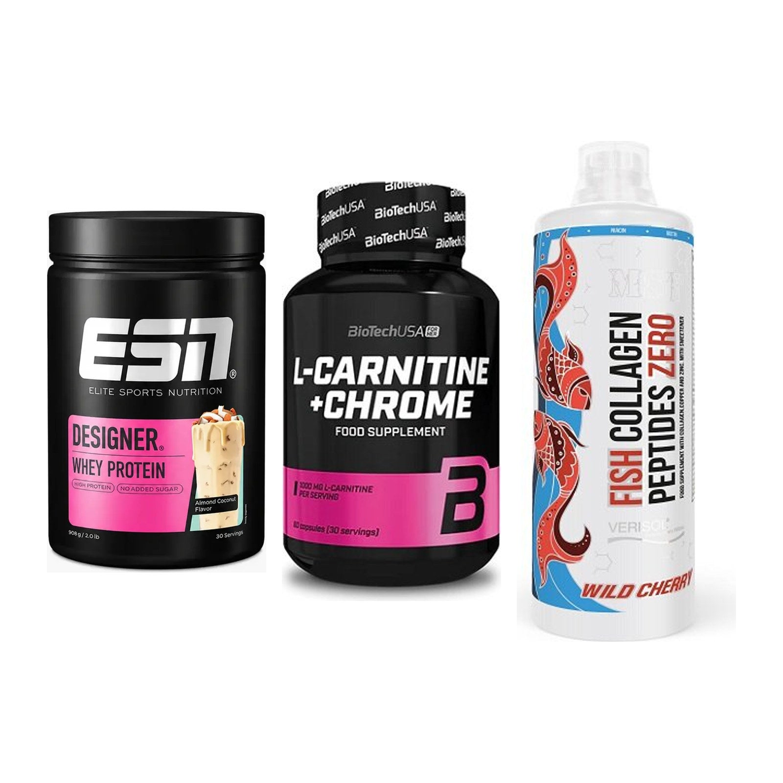 Regenerations-Set: ESN Designer + BioTech L-Carni + MST Fish – alle enthaltenen Artikel