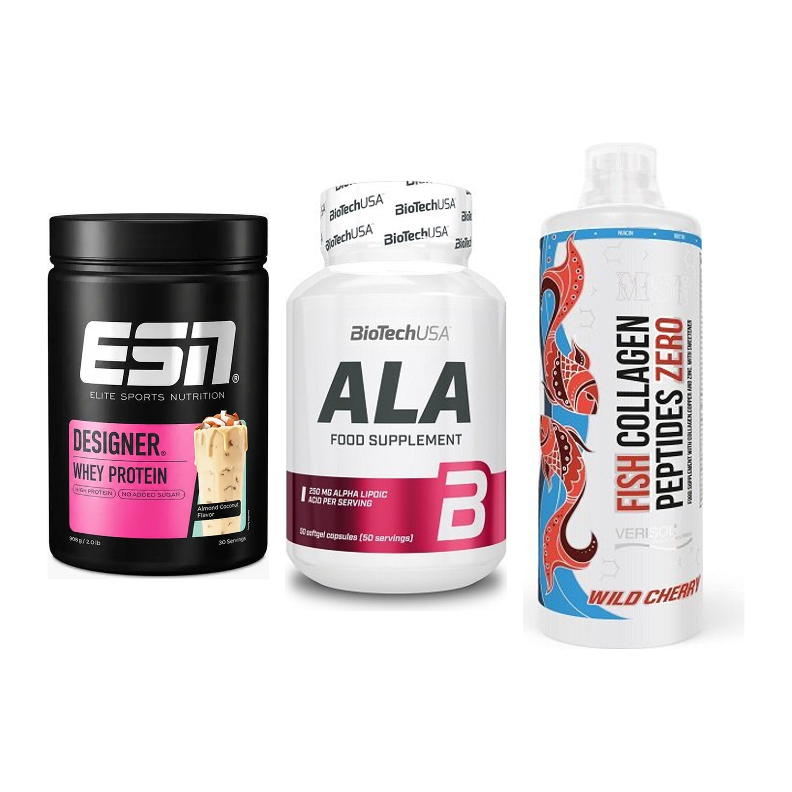 Regenerations-Set: ESN Designer + BioTech ALA + MST Fish – alle enthaltenen Artikel