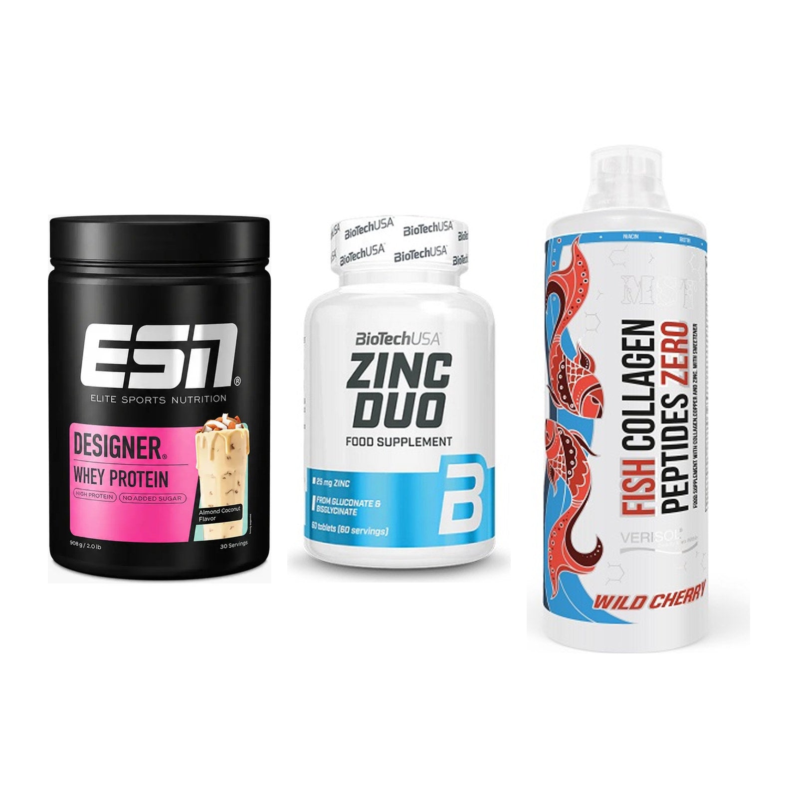 Regenerations-Set: ESN Designer + BioTech Zinc + MST Fish – alle enthaltenen Artikel