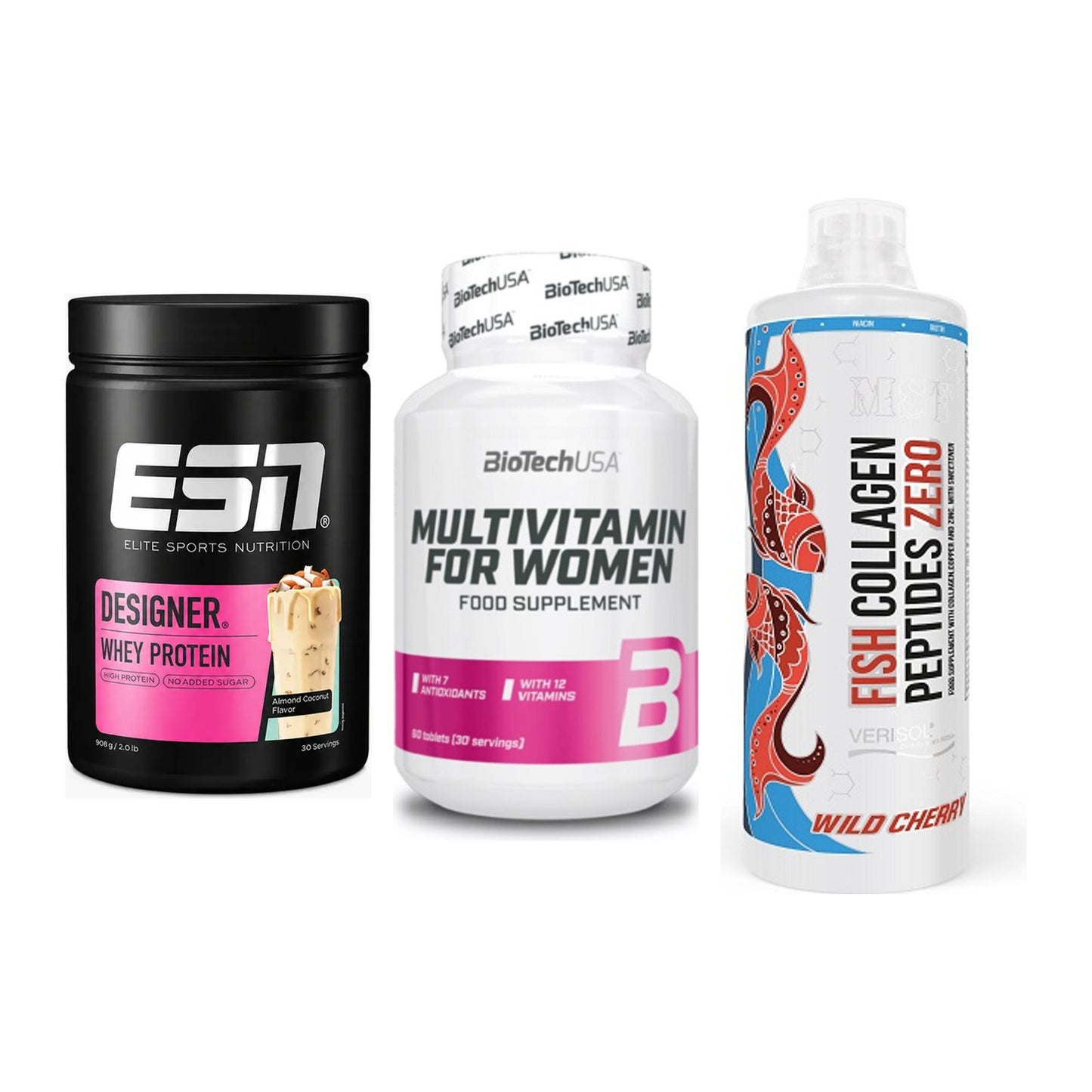 Regenerations-Set: ESN Designer + BioTech Multivi + MST Fish – alle enthaltenen Artikel