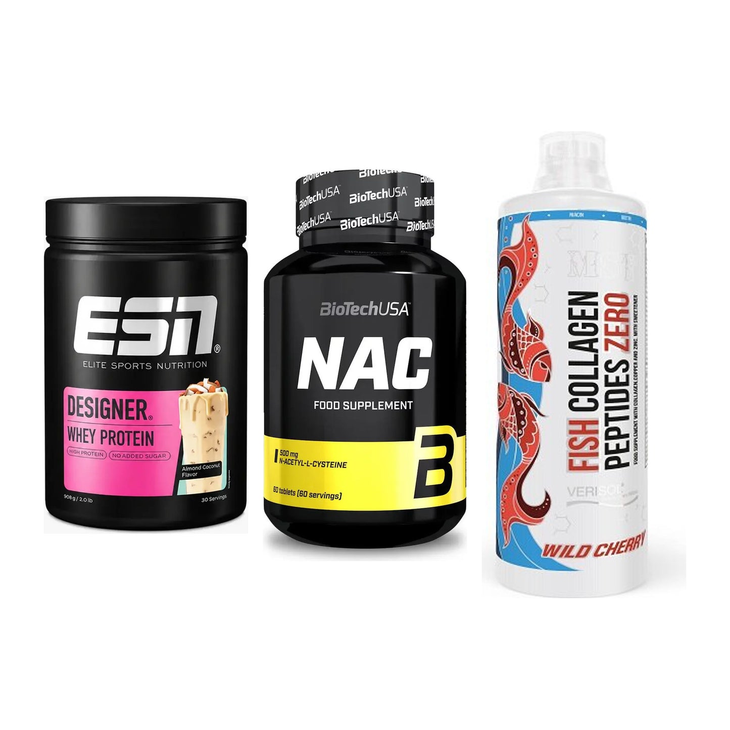 Regenerations-Set: ESN Designer + BioTech NAC + MST Fish – alle enthaltenen Artikel