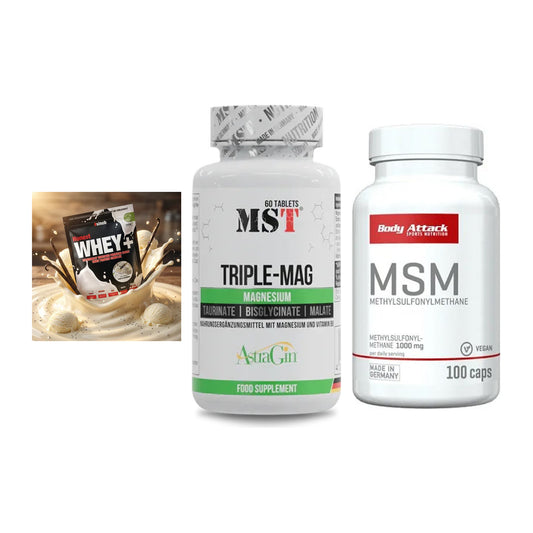 Regenerations-Set: Sinob Honest + MST Tripple Mag + Body Attack MSM – alle enthaltenen Artikel