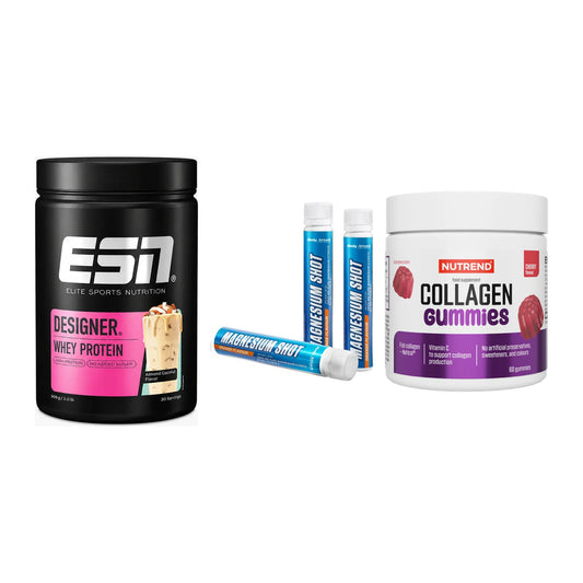 Regenerations-Set: ESN Designer + Body Attack + Nutrend Collage – alle enthaltenen Artikel