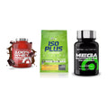 Regenerations-Set: Scitec 100% + Olimp Iso Plus + Scitec Mega – alle enthaltenen Artikel