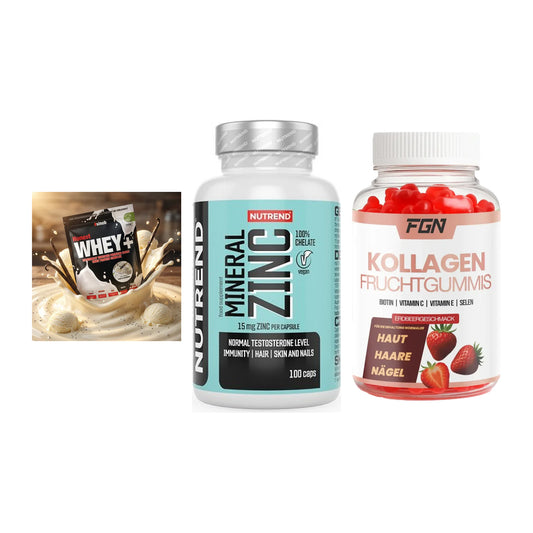 Regenerations-Set: Sinob Honest + Nutrend Zinc + FGN Kollagen 60 – alle enthaltenen Artikel