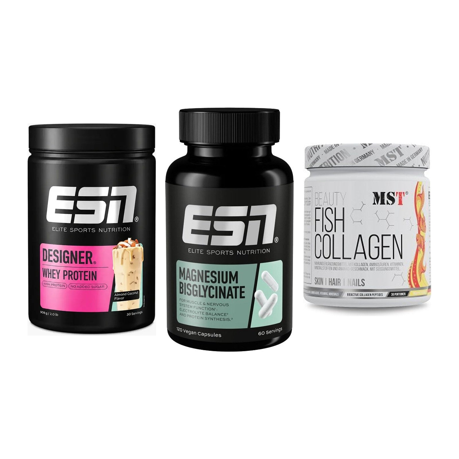 Regenerations-Set: ESN Designer + ESN Magnesium + MST Beauty Fish – alle enthaltenen Artikel