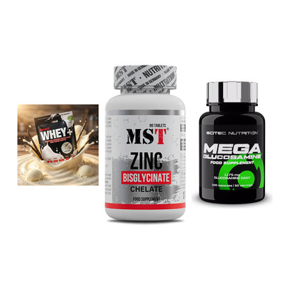 Regenerations-Set: Sinob Honest + MST Zinc + Scitec Mega – alle enthaltenen Artikel