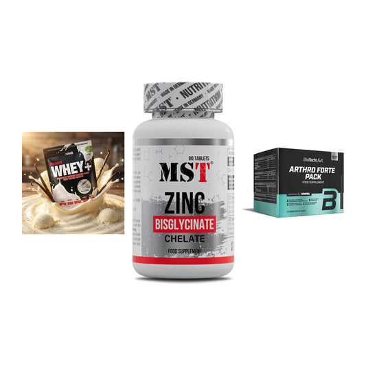 Regenerations-Set: Sinob Honest + MST Zinc + BioTech Arthro – alle enthaltenen Artikel