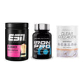 Regenerations-Set: ESN Designer + Scitec Iron Pro + BioTech Clear – alle enthaltenen Artikel