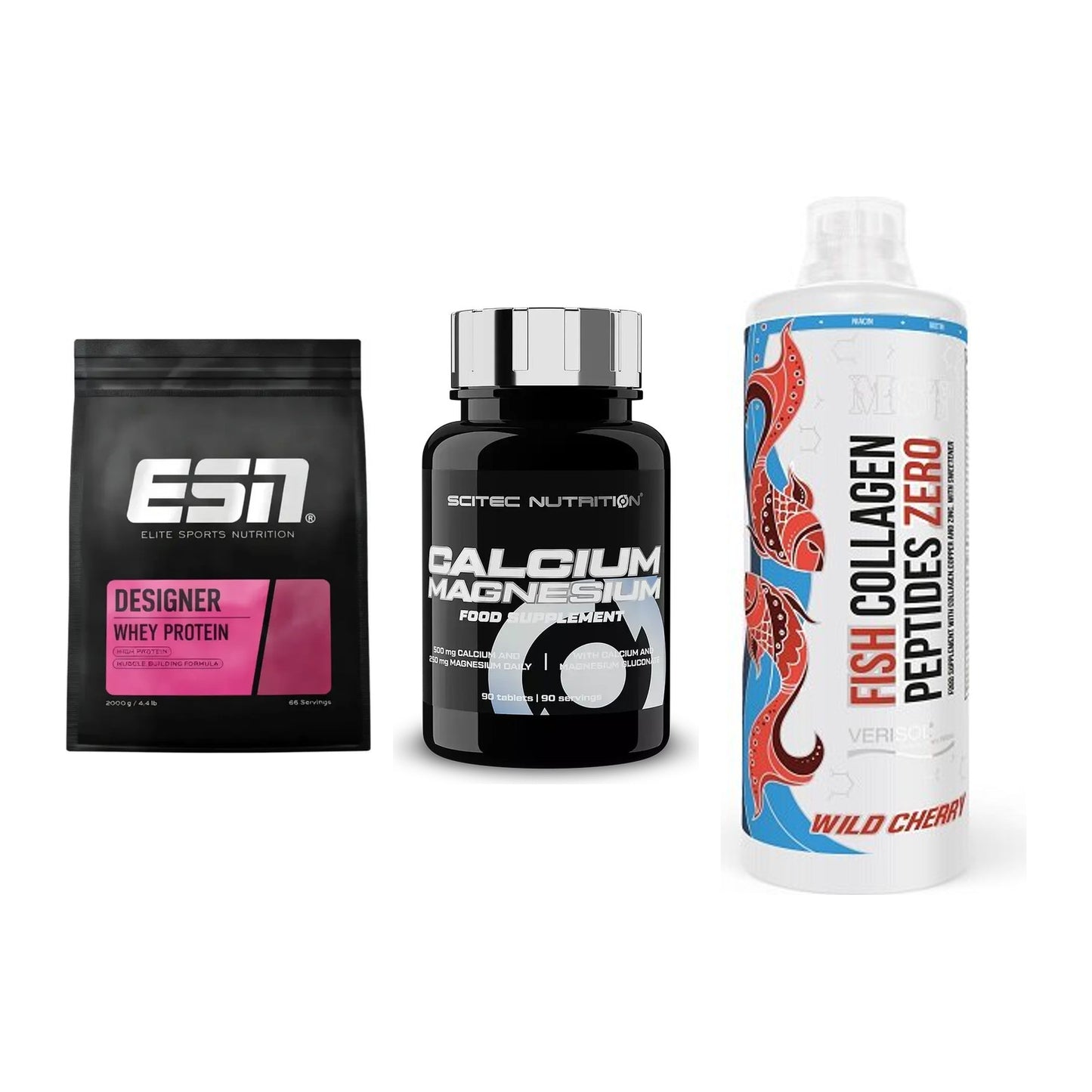 Regenerations-Set: ESN Designer + Scitec Calcium + MST Fish – alle enthaltenen Artikel