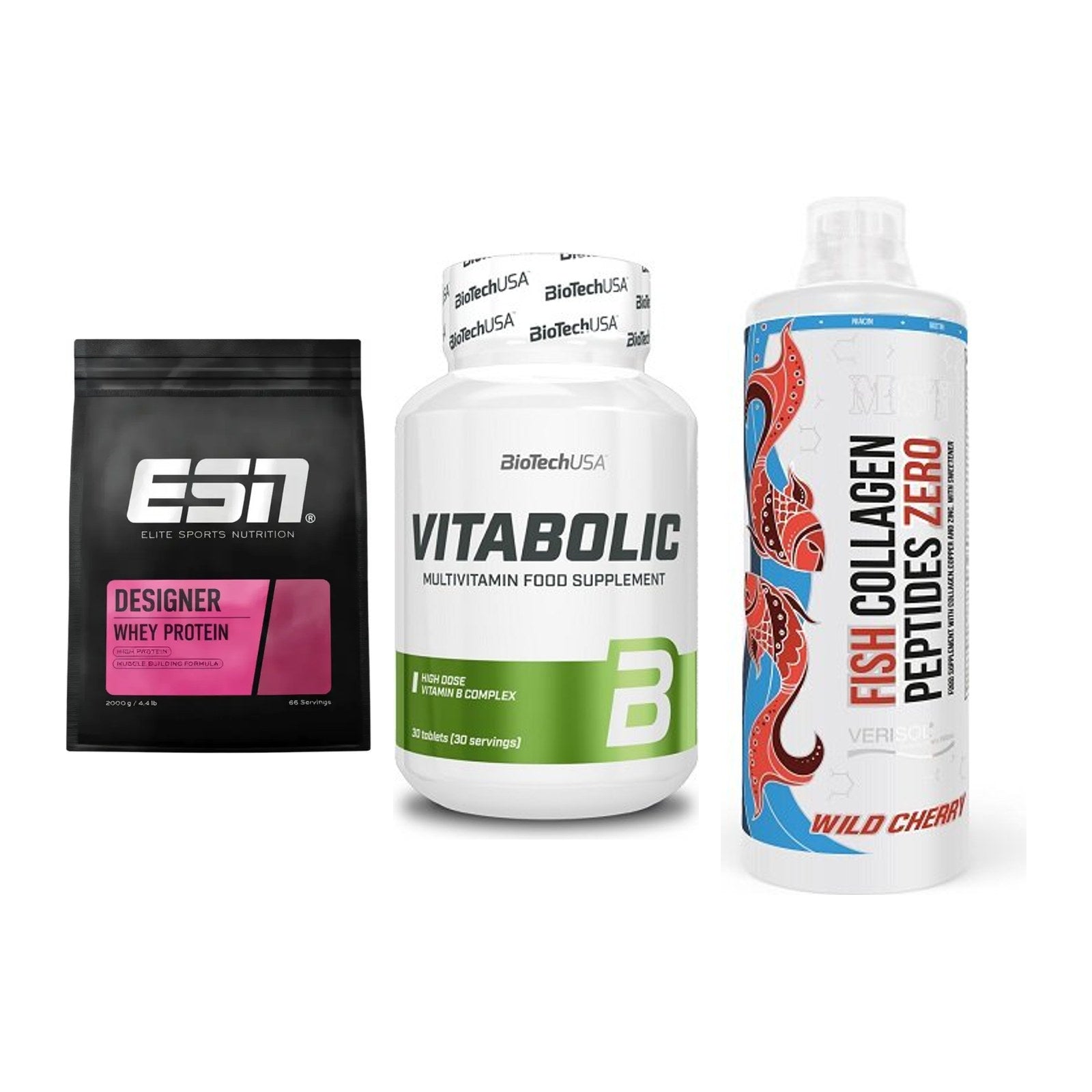 Regenerations-Set: ESN Designer + BioTech Vitabol + MST Fish – alle enthaltenen Artikel