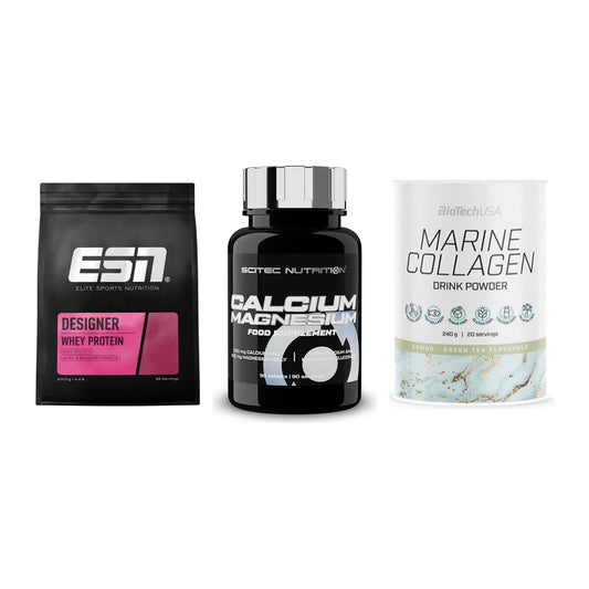 Regenerations-Set: ESN Designer + Scitec Calcium + BioTech Marine – alle enthaltenen Artikel