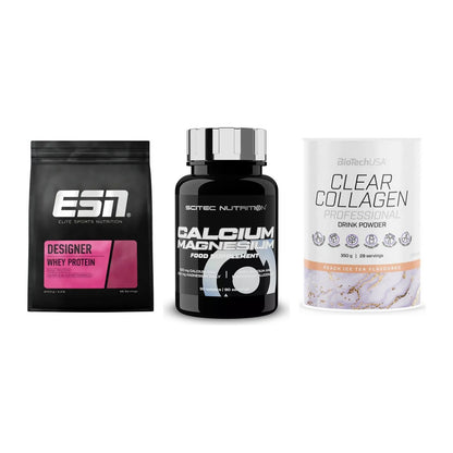 Regenerations-Set: ESN Designer + Scitec Calcium + BioTech Clear – alle enthaltenen Artikel