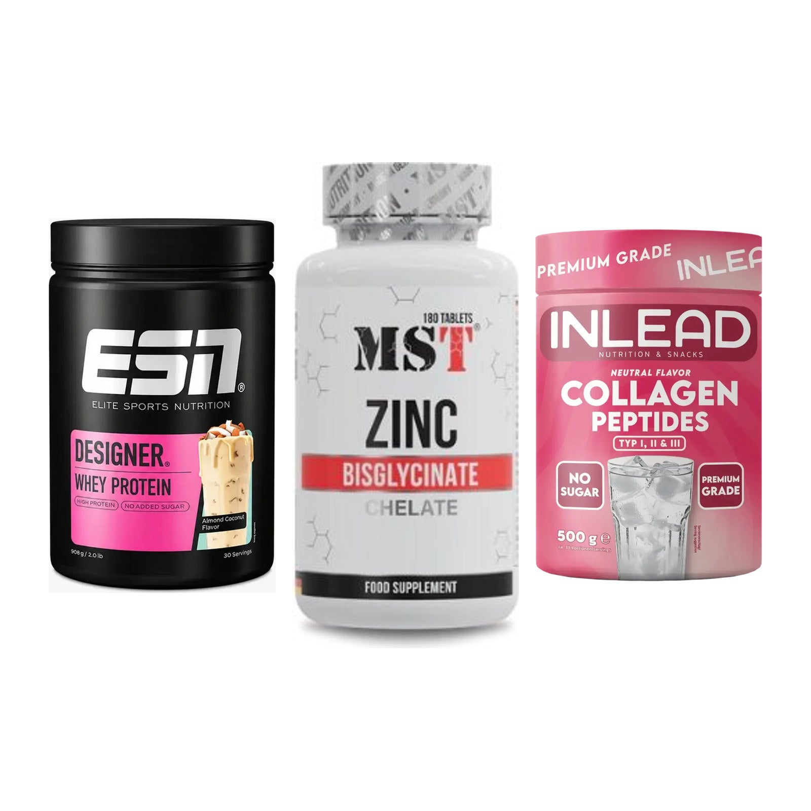 Regenerations-Set: ESN Designer + MST Zinc + INLEAD Collagen – alle enthaltenen Artikel