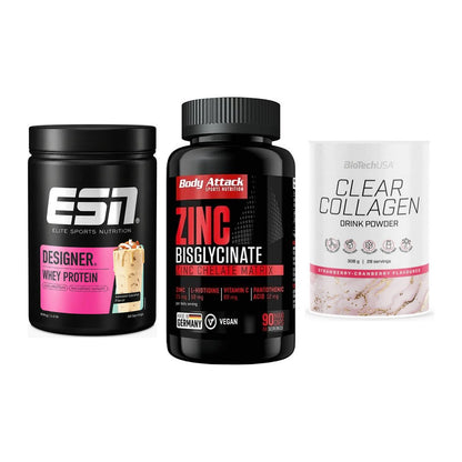 Regenerations-Set: ESN Designer + Body Attack + BioTech Clear – alle enthaltenen Artikel