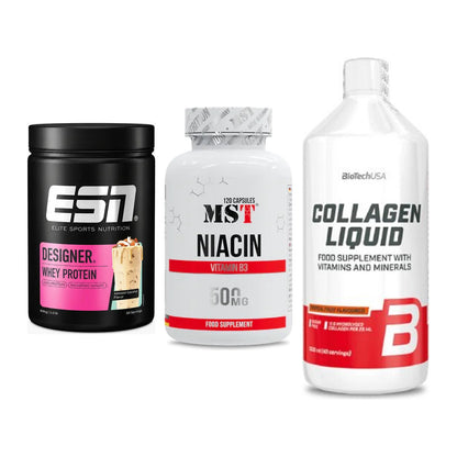 Regenerations-Set: ESN Designer + MST Niacin + BioTech Collage – alle enthaltenen Artikel