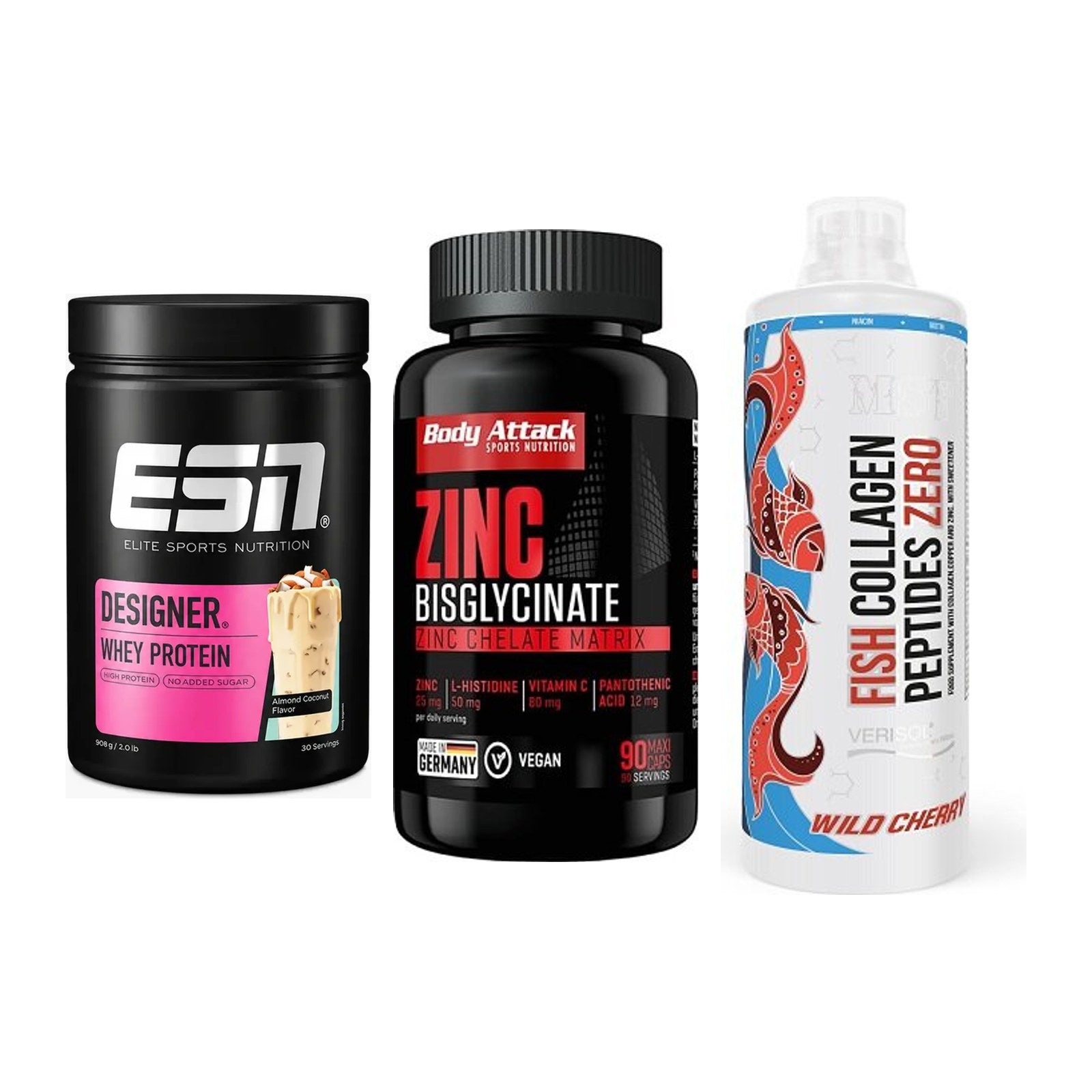 Regenerations-Set: ESN Designer + Body Attack + MST Fish – alle enthaltenen Artikel