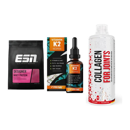 Regenerations-Set: ESN Designer + ProFuel Vitamin + MST Collagen – alle enthaltenen Artikel