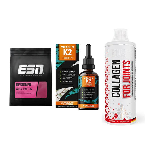 Regenerations-Set: ESN Designer + ProFuel Vitamin + MST Collagen – alle enthaltenen Artikel