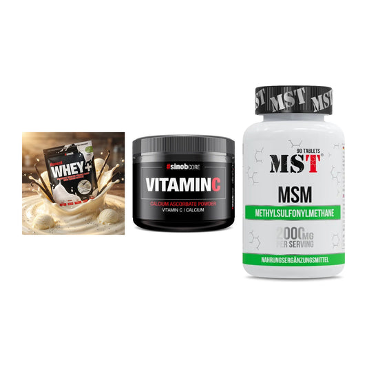 Regenerations-Set: Sinob Honest + Sinob Vitamin C + MST MSM 2000 / – alle enthaltenen Artikel