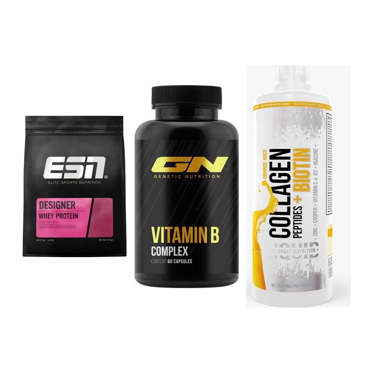 Regenerations-Set: ESN Designer + GN Vitamin + MST Collagen – alle enthaltenen Artikel