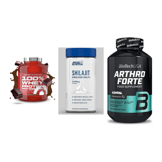 Regenerations-Set: Scitec 100% + Applied Nutriti + BioTech Arthro – alle enthaltenen Artikel