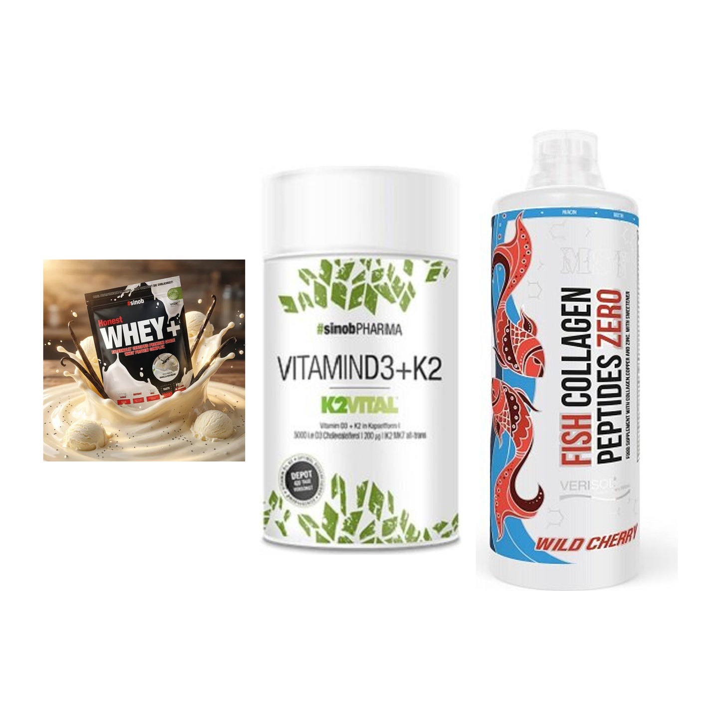 Regenerations-Set: Sinob Honest + Sinob Vitamin + MST Fish – alle enthaltenen Artikel
