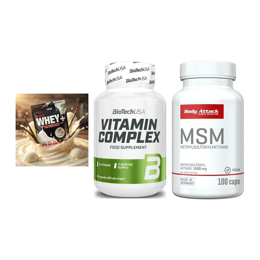 Regenerations-Set: Sinob Honest + BioTech Vitamin + Body Attack MSM – alle enthaltenen Artikel