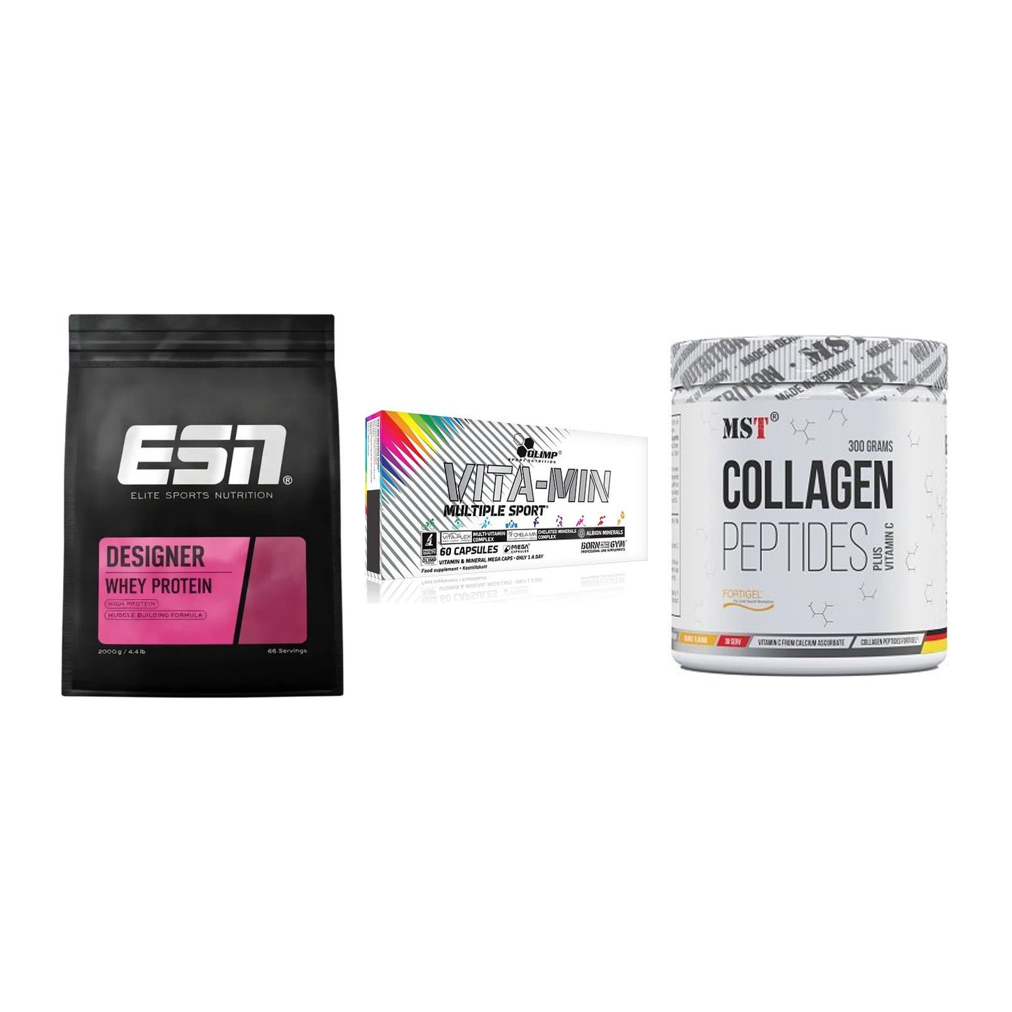 Regenerations-Set: ESN Designer + Olimp Vita-Min + MST Collagen – alle enthaltenen Artikel