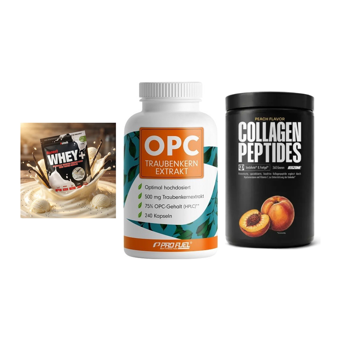 Regenerations-Set: Sinob Honest + ProFuel OPC + Big Zone – alle enthaltenen Artikel