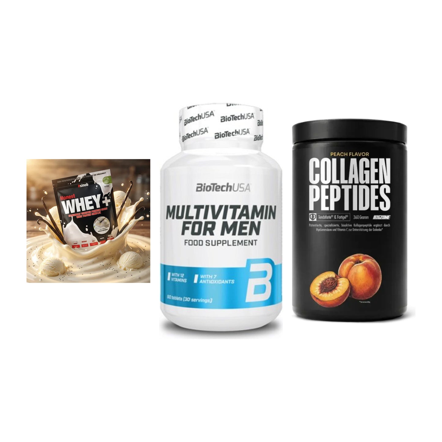 Regenerations-Set: Sinob Honest + BioTech Multivi + Big Zone – alle enthaltenen Artikel