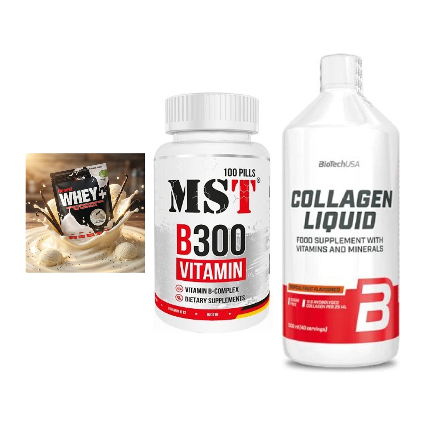Regenerations-Set: Sinob Honest + MST B300 + BioTech Collage – alle enthaltenen Artikel