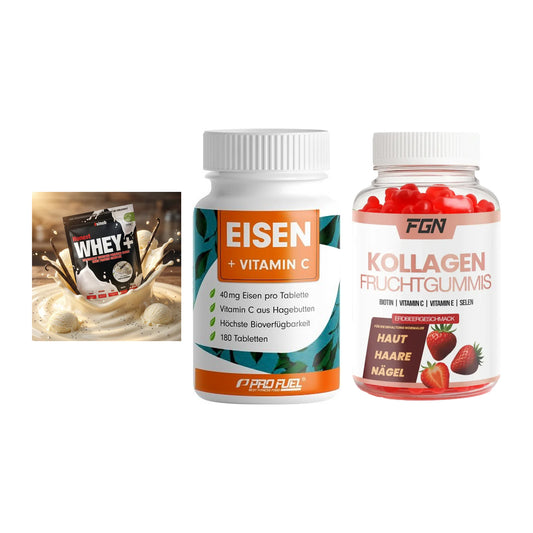 Regenerations-Set: Sinob Honest + ProFuel EISEN + FGN Kollagen 60 – alle enthaltenen Artikel