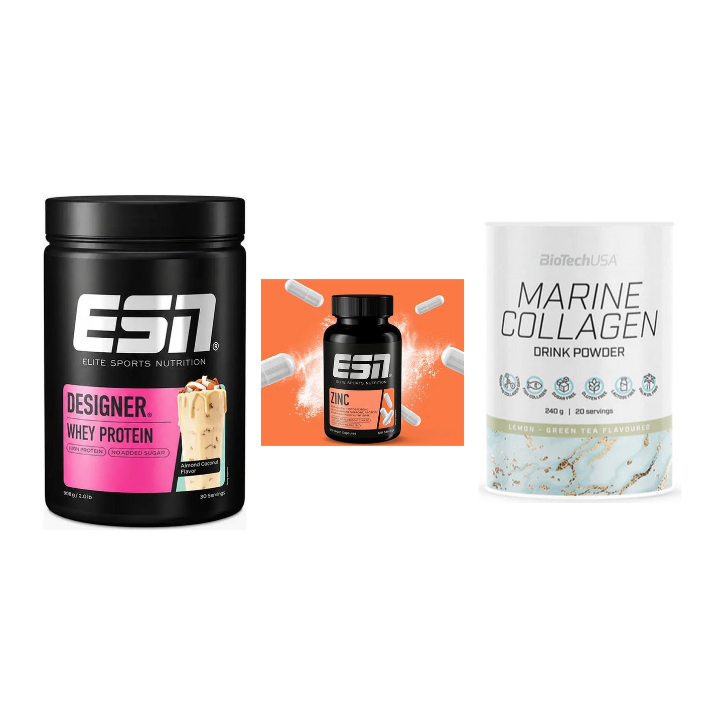 Regenerations-Set: ESN Designer + ESN Zinc + BioTech Marine – alle enthaltenen Artikel