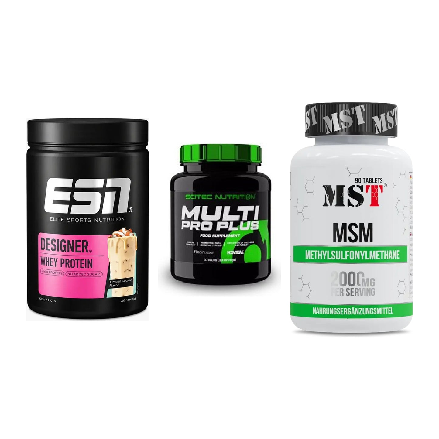 Regenerations-Set: ESN Designer + Scitec Multi + MST MSM 2000 / – alle enthaltenen Artikel