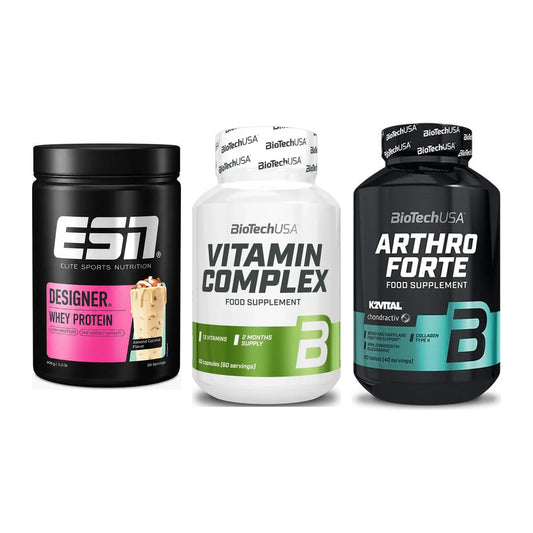 Regenerations-Set: ESN Designer + BioTech Vitamin + BioTech Arthro – alle enthaltenen Artikel