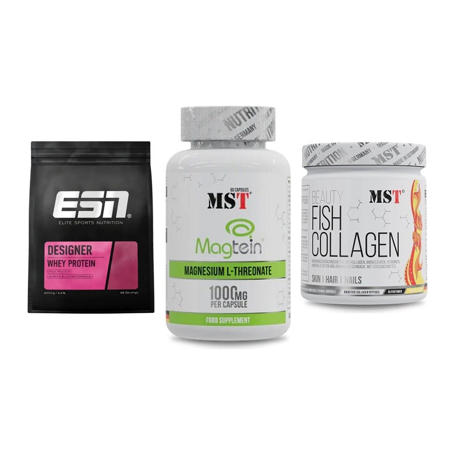 Regenerations-Set: ESN Designer + MST Magnesium + MST Beauty Fish – alle enthaltenen Artikel